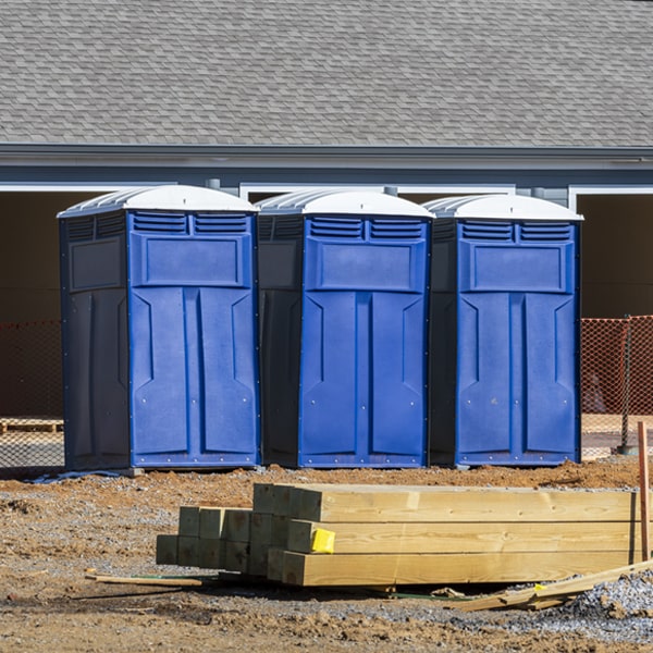 are there any restrictions on where i can place the portable toilets during my rental period in Paradise Park California